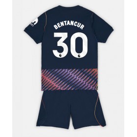 Tottenham Hotspur Rodrigo Bentancur #30 Borta Kläder Barn 2026-27 Kortärmad (+ Korta byxor)